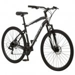 Schwinn 700c Glenwood Mens Hybrid Bike, 21 Speeds, Black