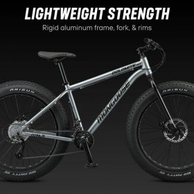 Mongoose 26-in. Dolomite ALX Unisex Fat Tire Mountain Bike, Gray