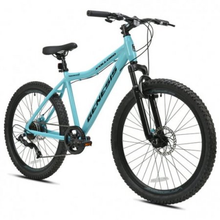 Genesis 26-inch Vallaro Women's Aluminum Mountain Bike, Light Blue