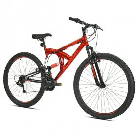 Kent 29 in. Flexor Men's Dual Suspension Mountain Bike, Red