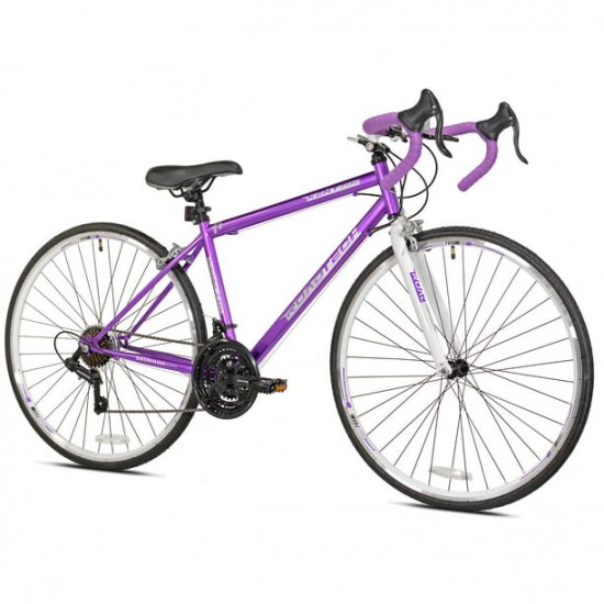 Kent Bicycles 700c Women\'s RoadTech Road Bicycle, Purple/White