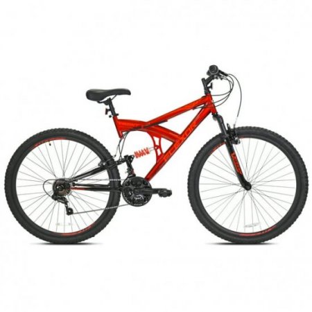 Kent 29 in. Flexor Men's Dual Suspension Mountain Bike, Red