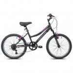 BCA 20-inch Girl's Kobra Mountain Child Bicycle, Black/Pink