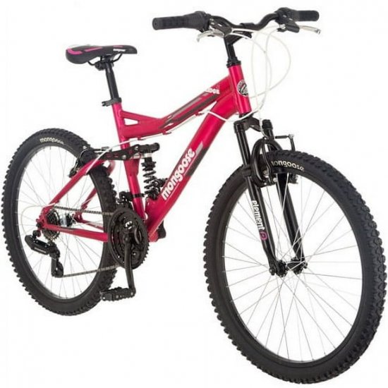 Mongoose 24\" Ledge 2.1 Girls Mountain Bike, Pink