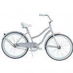 Huffy 24" Cranbrook Girls' Cruiser Bike with Perfect Fit Frame, Silver