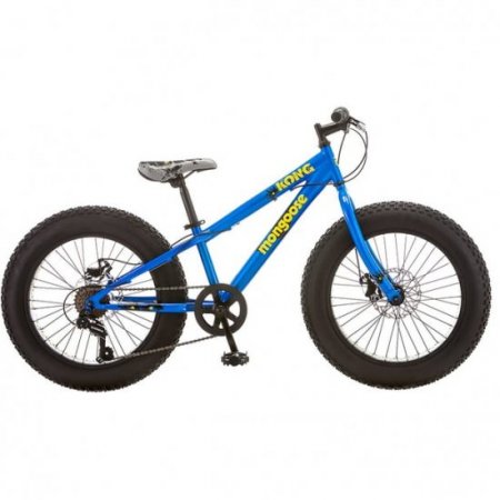 20" Mongoose Kong Boys' All-Terrain Fat Tire Bike, Blue