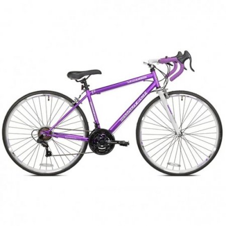 Kent Bicycles 700c Women's RoadTech Road Bicycle, Purple/White