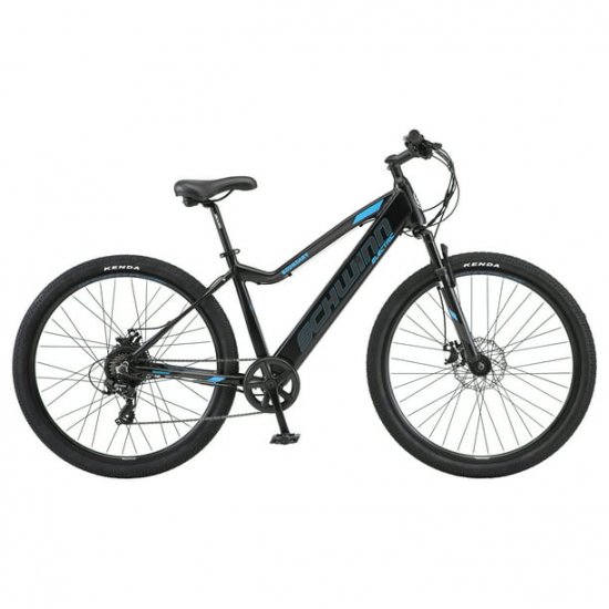 Schwinn 29-in. Boundary Unisex Electric Mountain Bike for Adults, Black, 250w Ebike Motor