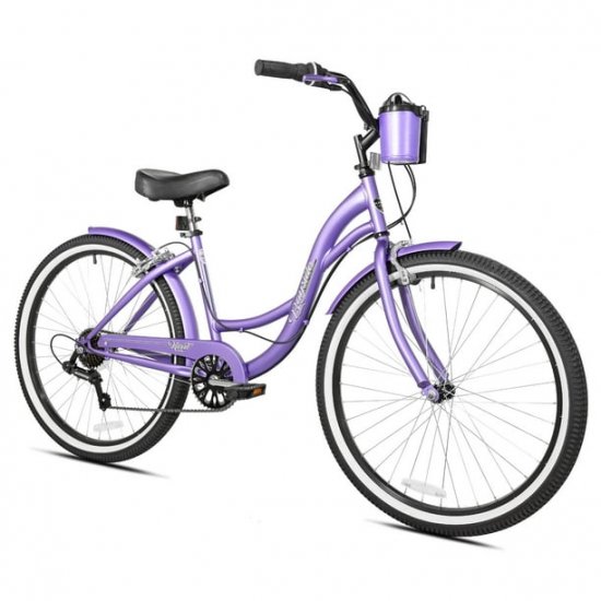 Kent Bicycles 26\" Bayside Women\'s Cruiser Bicycle, Purple