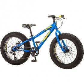 20" Mongoose Kong Boys' All-Terrain Fat Tire Bike, Blue