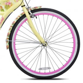 Kent 26" Margaritaville Women's 3-Speed Cruiser Bike, Yellow