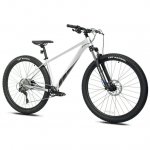 Giordano 29-inch Men's Valor Mountain Bike, Front Suspension, 10 Speeds, Silver