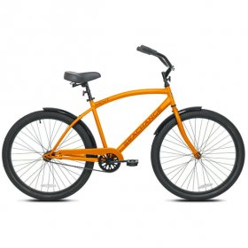 Kent 24-inch Boy's Seachange Beach Cruiser Bicycle, Orange