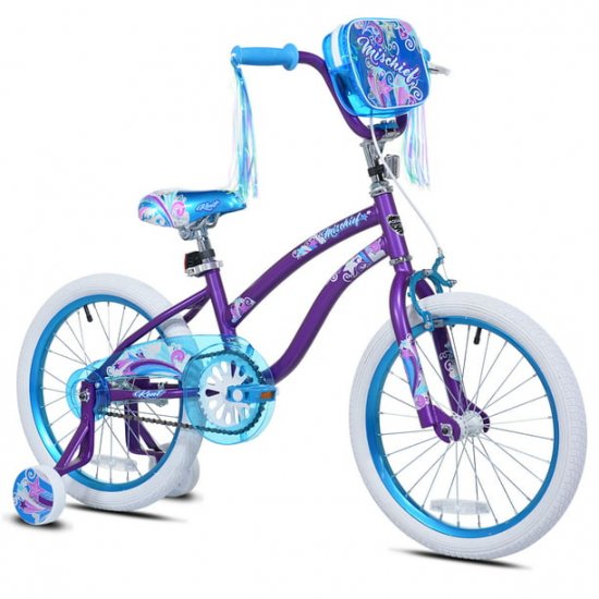 Kent 18\" Girl\'s Mischief Child Bike, Purple