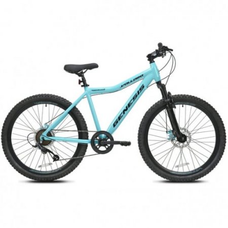 Genesis 26-inch Vallaro Women's Aluminum Mountain Bike, Light Blue