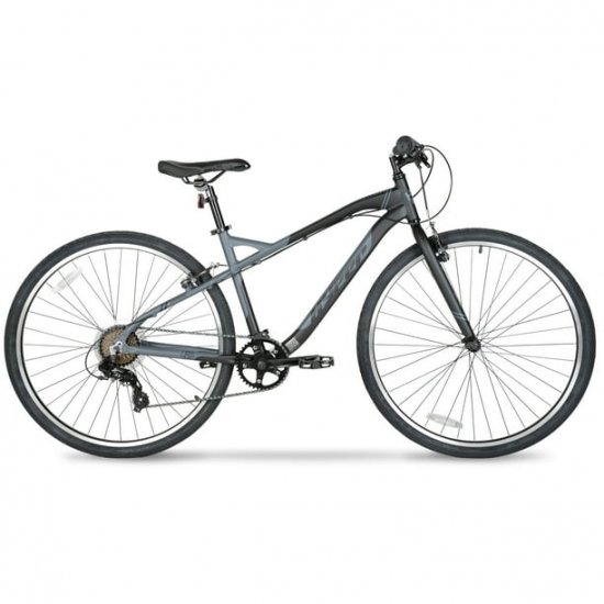 Hyper Bicycle 700c Adult Urban Bike, Gray