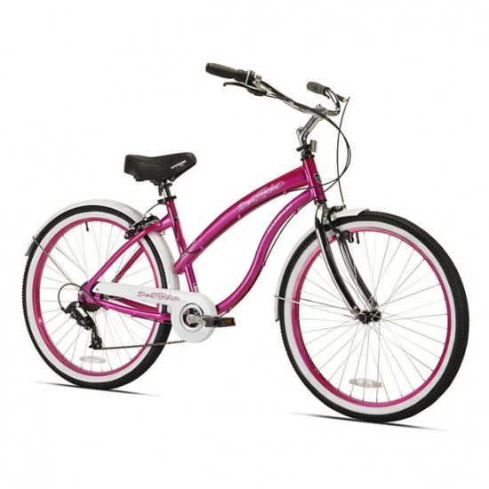 Kent 26\" Del Rio Women\'s Cruiser Bike, Magenta