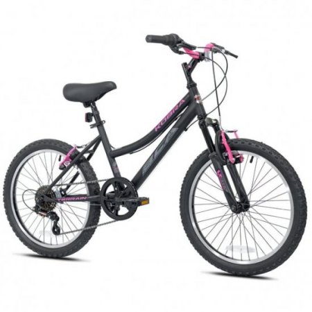 BCA 20-inch Girl's Kobra Mountain Child Bicycle, Black/Pink