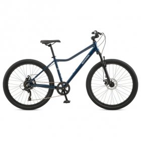 Schwinn 27.5" Junction Mens Hybrid Bike, 7 Speeds, Navy