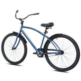 Kent Bicycles 27.5 in Male Sea Change Beach Cruiser Bike, Metallic Blue