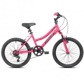 BCA 20" Crossfire 6-Speed Girl Child Mountain Bike, Pink/Black