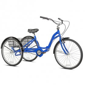 Kent 26" Alameda Folding Adult Trike, Blue