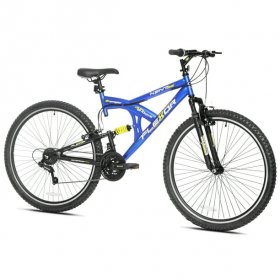 Kent Bicycles 29 in. Flexor Men's Dual Suspension Mountain Bike, Blue