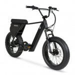 Hyper Bicycles Ultra 40 20" 36V Electric Bike for Adults, Pedal-Assist, 250W E-Bike Motor, Matte Black