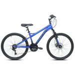 Kent Bicycles 24-inch Tracer Boy's 21 Speed Mountain Bike, Blue