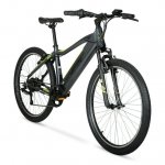 Hyper Bicycles 26" 36V Electric Mountain Bike for Adults, Pedal-Assist, 250W E-Bike Motor, Black