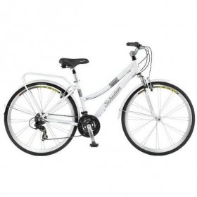 Schwinn Discover Women's Hybrid Bicycle, 700c Wheels, White, 28