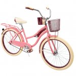 Huffy 24" Nel Lusso Girls' Cruiser Bike, Pink Blush Powder