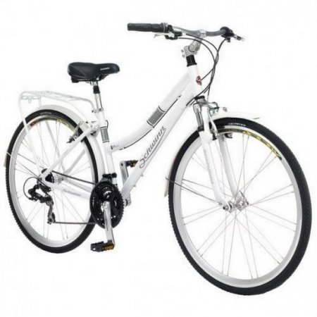 Schwinn Discover Women's Hybrid Bicycle, 700c Wheels, White, 28