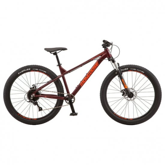 Mongoose 27.5\" Ardor Mountain Bike, 7 Speeds, Maroon