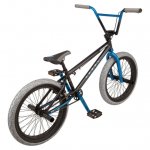 Mongoose 20-in. Rebel X2 Unisex Kids BMX Bike, Black and Blue, One Speed