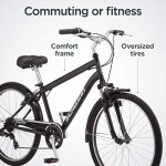 Schwinn Suburban Comfort Men's 26 in Black Bike-Size:26",Style:Men's Comfort