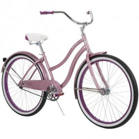 Huffy 26630 26 in. Good Vibrations Womens Cruiser Bike, Pink-One Size