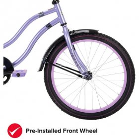 Fairmont Kid Bike Quick Assembly 20 inch Purple